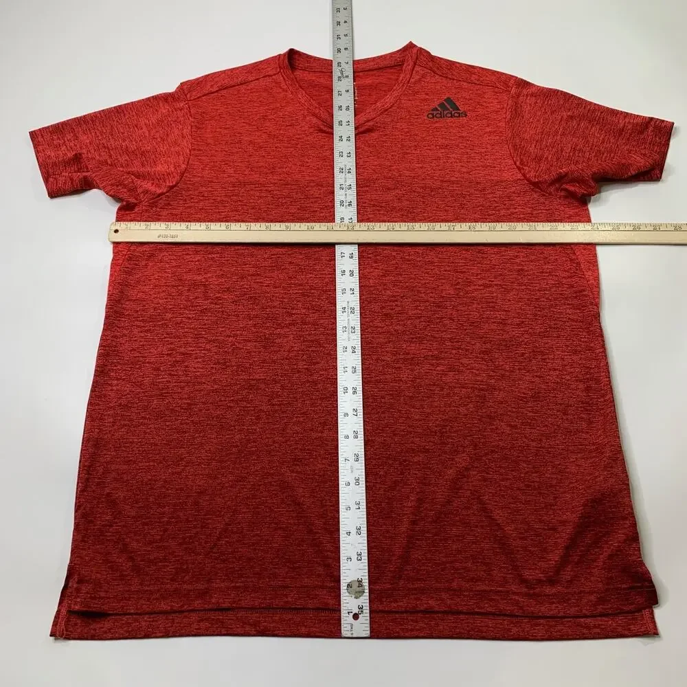 Adidas Shirt Mens XL Extra Large Climalite Crew Neck Short Sleeve Ombre-Effect